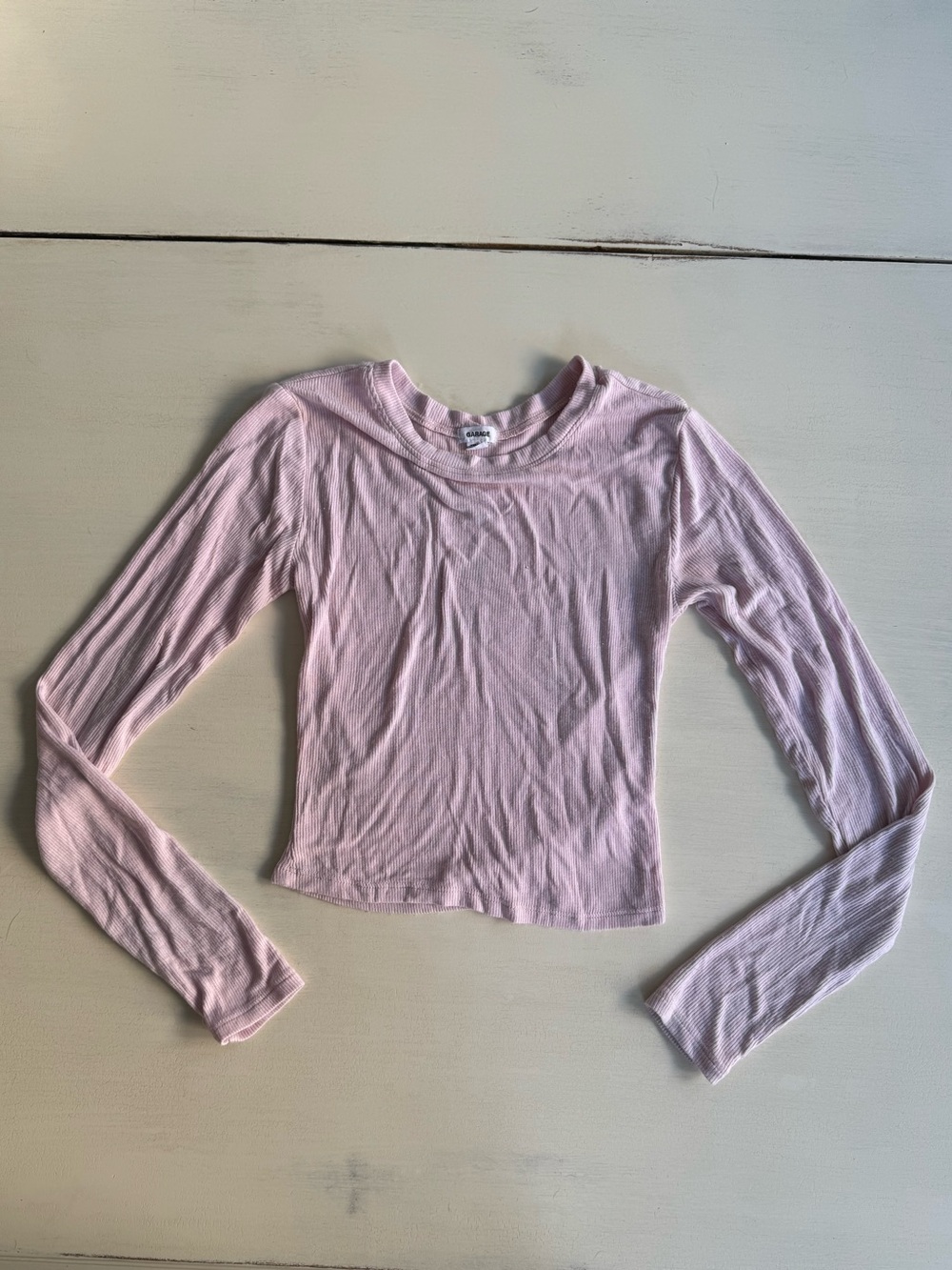 Garage Light Pink Long Sleeve